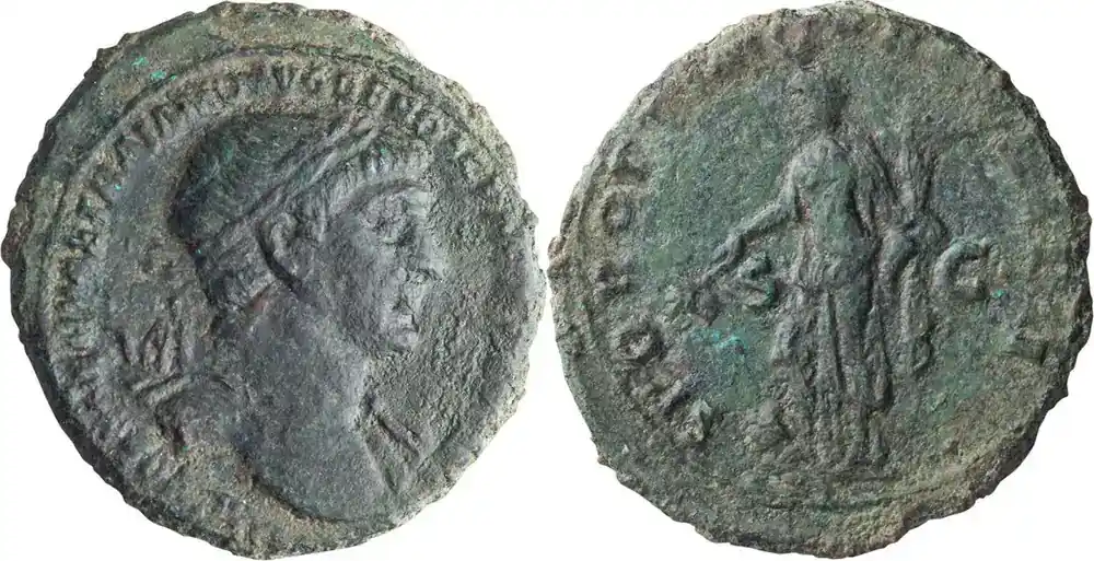 Neu | Ancient Roman c. 109-10 n. Chr. Trajan. 40-as