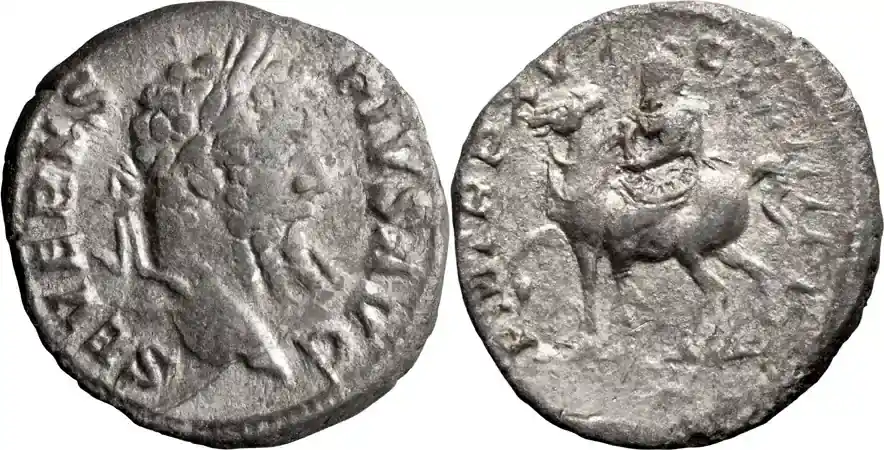 Neu | Ancient Roman 207 n. Chr. Septimius Severus. Denarius