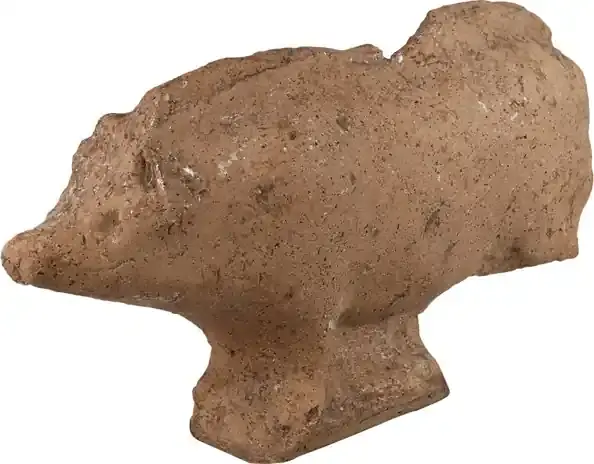Hammerpreis | ca. 6.-5. Jahrhundert v. Chr Etruscan Terracotta Boar