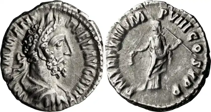 Schnäppchen | Ancient Roman 187 n. Chr. Commodus. Denarius
