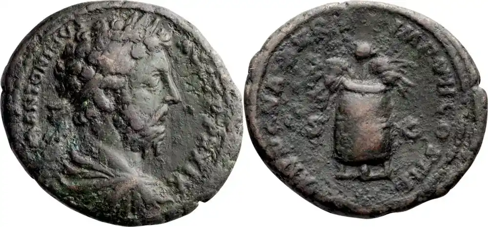 Nur heute - Ancient Roman 175 n. Chr. Marcus Aurelius. 40-as