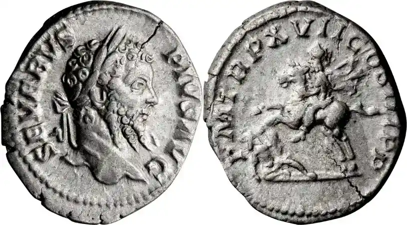 Ancient Roman 209 n. Chr. Septimius Severus. Denarius | Abverkauf