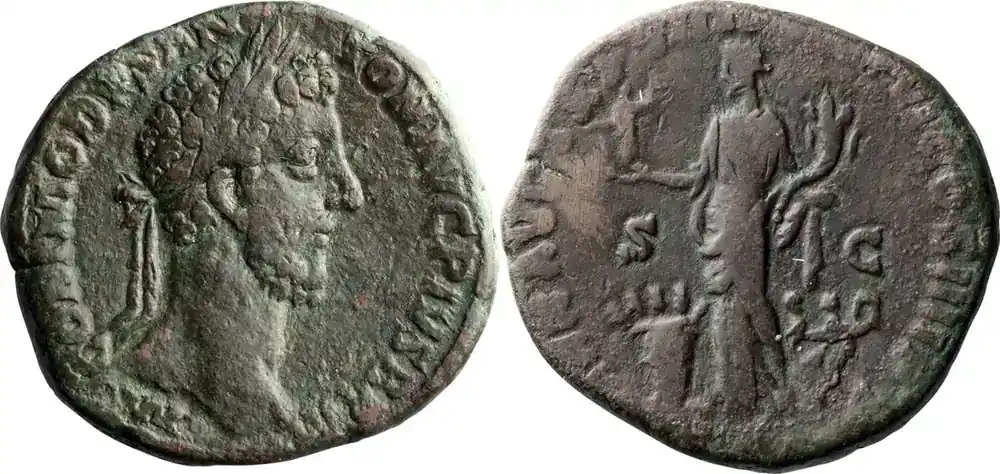 Ancient Roman 184 n. Chr. Commodus. Sestertius - Top bewertet