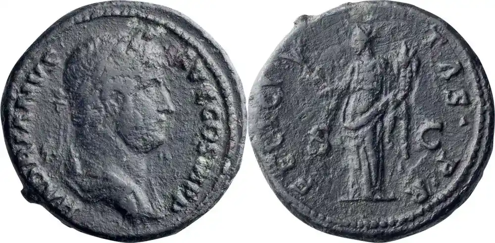 Ancient Roman c. 133 n. Chr. Hadrian. Middle bronze - Preisknaller
