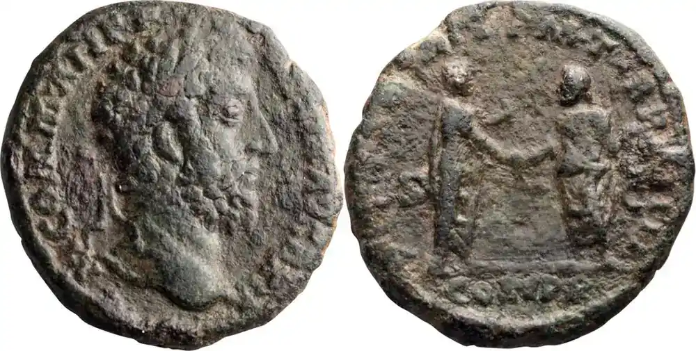 Endet bald | Ancient Roman 189 n. Chr. Commodus. 40-as