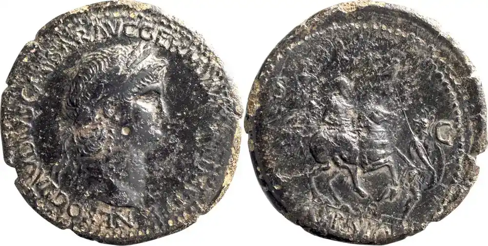 Top-Qualität - Ancient Roman c. 64-66 n. Chr. Nero. Sestertius