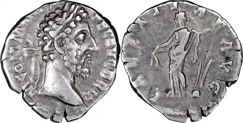 Jetzt erhältlich - Ancient Roman 184-9 n. Chr. Commodus. Denarius