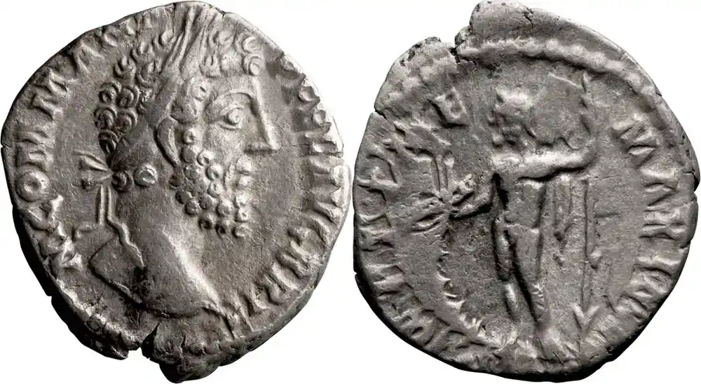Ancient Roman 188/9 n. Chr. Commodus. Denarius | Sonderaktion