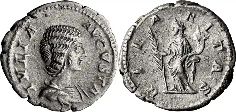 Ancient Roman 210-211 n. Chr. Julia Domna. Denarius | Preiswert