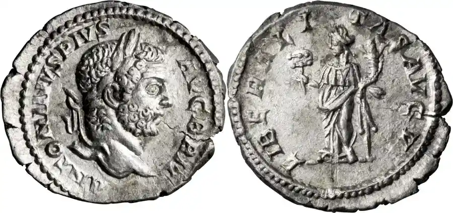 Ancient Roman Caracalla. Denarius - Letzte Chance