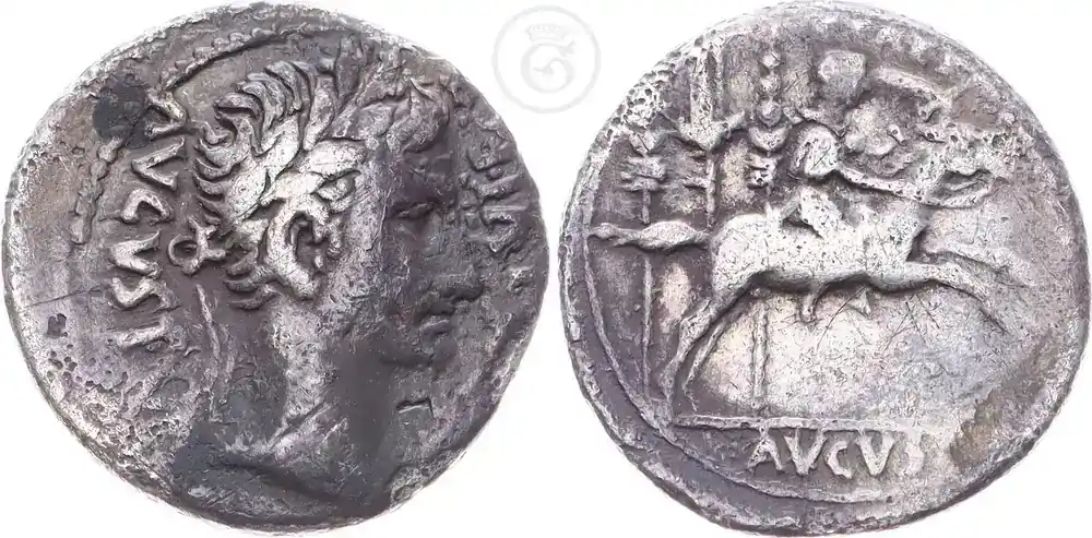 Günstig | Römische Kaiserzeit 27 v. Chr. – 14 n. Chr. Kaiser Augustus Denarius – Rom schön