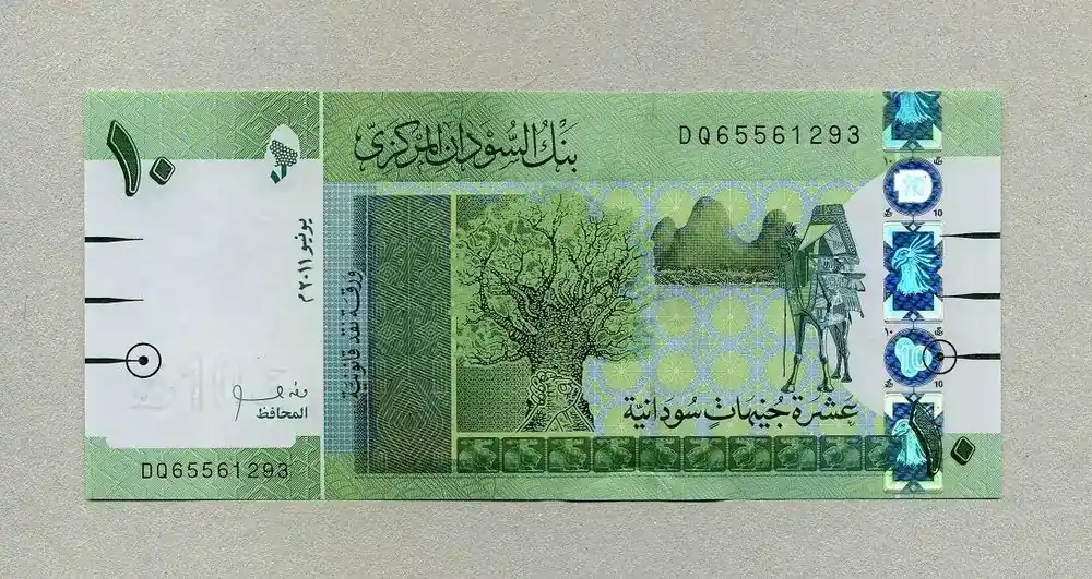 Sudan 10 Pounds June 2011 P.73 unc/kassenfrisch - Profi-Qualität