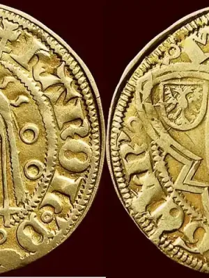 (circa 1498-1511) NOORDELIJKE NEDERLANDEN (NETHERLANDS) – HERTOGDOM GELRE – KAREL VAN EGMONT, 1492-1538 – St. Jans – of Clemmergulden z.j. , Roerm zfr- - Werkspreis