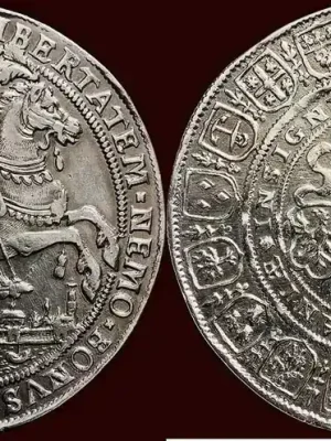 (1597) NOORDELIJKE NEDERLANDEN (NETHERLANDS) – REPUBLIEK, 1581-1795 – OVERIJSSEL – Pronkdaalder of landdagpenning z.j. ter herinnering vz | Hammerpreis