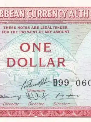 Neuzugang | East Caribbean St. 1 Dollar 1965 P.13h unz