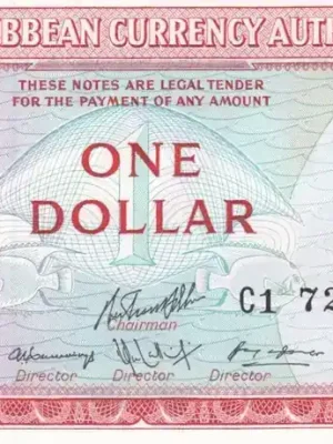 Neu - East Caribbean St. 1 Dollar 1965 P.13L unz