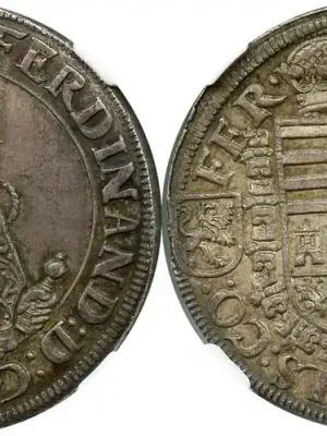 (1564-95) Erzherzog Ferdinand, 1564-1595, AUSTRIA. Holy Roman Empire Taler Ensisheim mint NGC MS 63 - Nicht verpassen