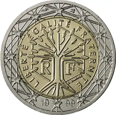 Frankreich 2 Euro 1999 – Kursmünze Lebensbaum | Premium