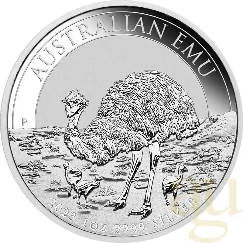 1 Unze Silbermünze Australien Emu 2023 - Top bewertet