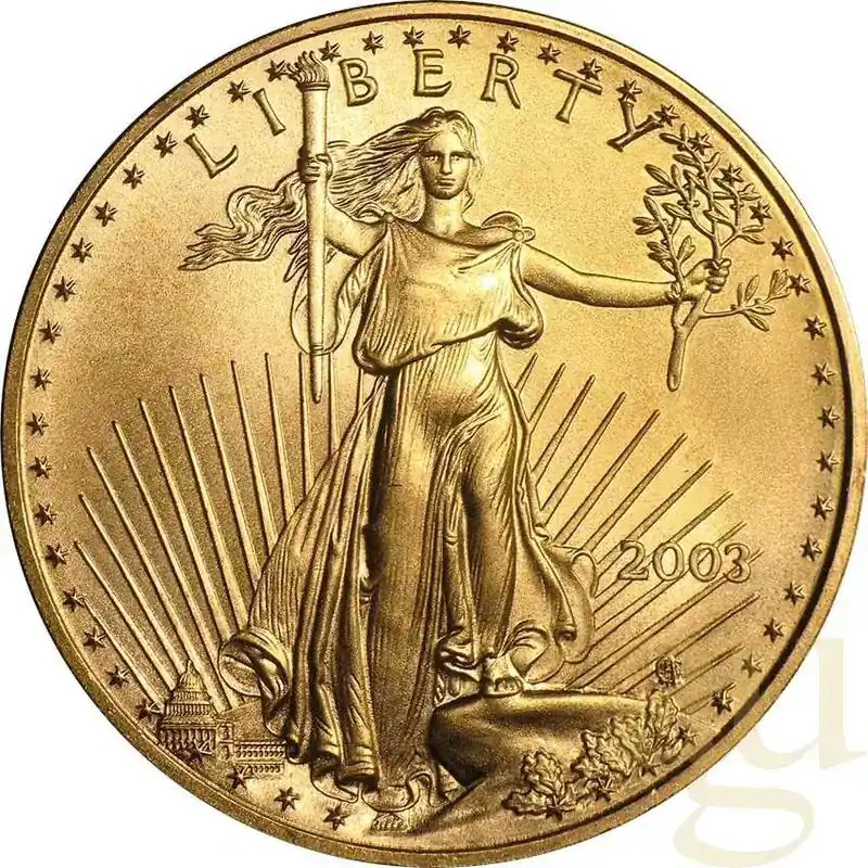 1 Unze Goldmünze American Eagle 2003 - Top-Deal