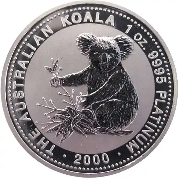 1 Unze Platinmünze Australien Koala – differenzbesteuert | Meistverkauft