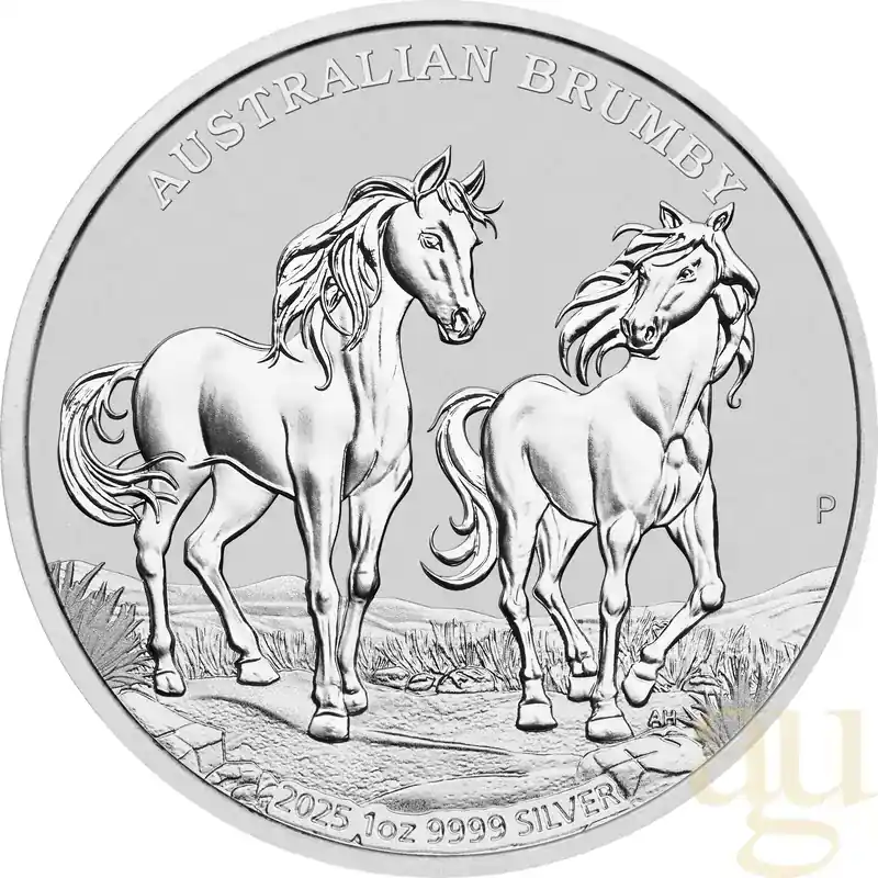 Mega-Angebot - 1 Unze Silbermünze Australien Brumby 2025