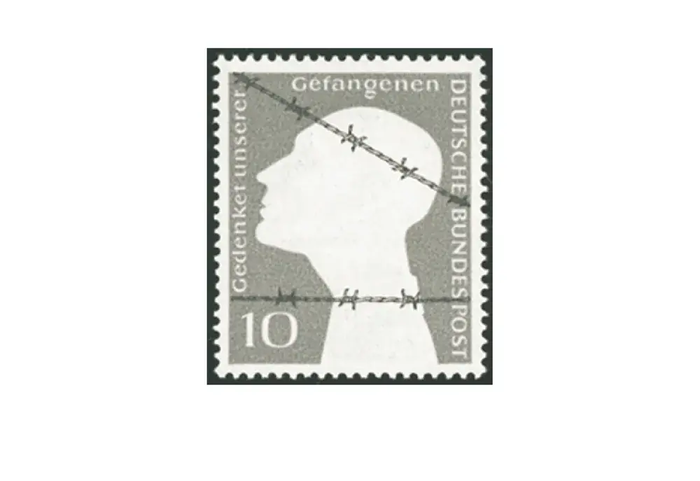 Nur solange der Vorrat reicht - Briefmarke BRD Kriegsgefangene 1953 Michel-Nr. 165 postfrisch