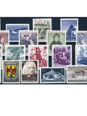 Sehr beliebt - Österreich Jahrgang 1961 postfrisch