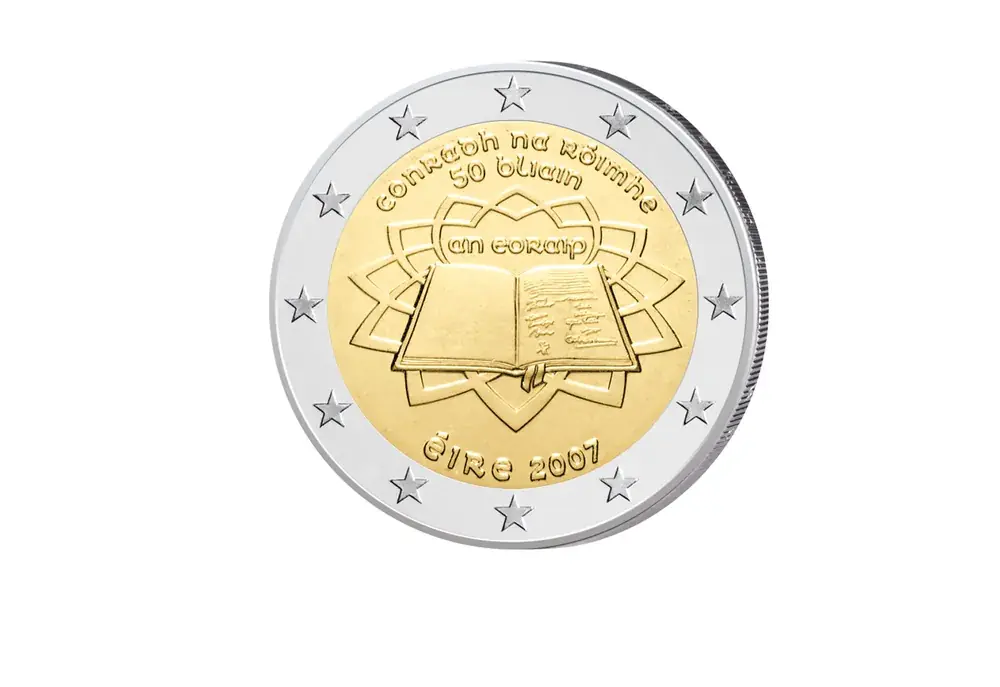 Günstig | 2 Euro 2007 Irland Römische Verträge