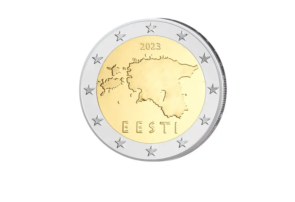 Sicher einkaufen - 2 Euro 2023 Estland Kursmünze
