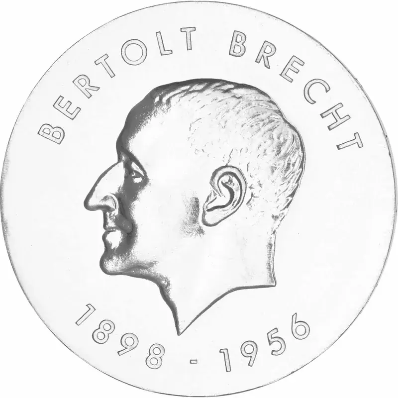 Mega-Angebot | 10 Mark DDR 1973 – Bertolt Brecht