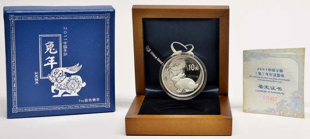 10 Yuan Year of the Rabbit 2011 PP China - Sonderaktion