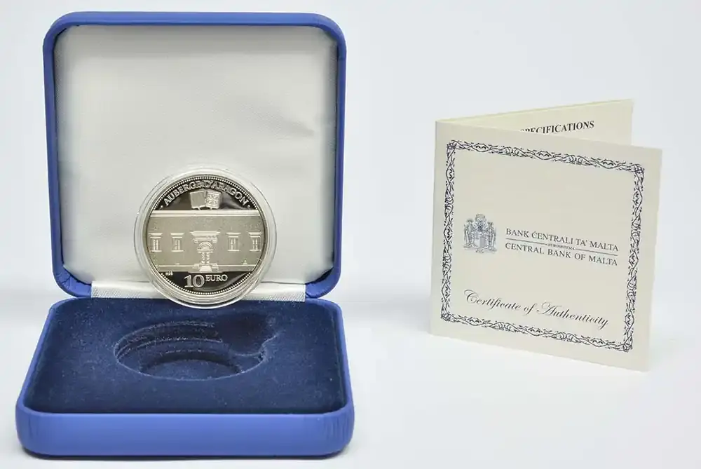 Nicht verpassen - Malta 10 Euro Auberge d‘Aragon 2014 PP