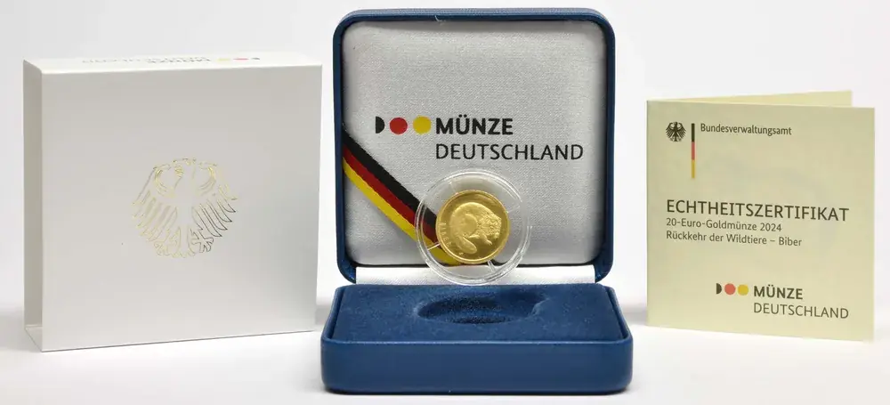 Qualitätsprodukt - 20 Euro Biber 2024 D Stgl. Deutschland