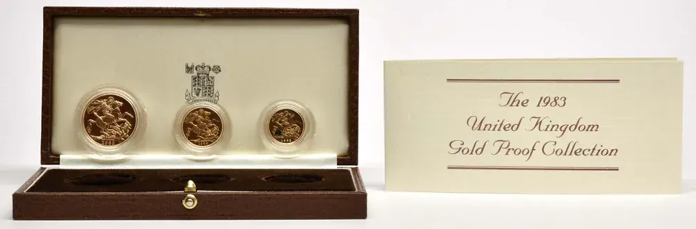 Topseller | 3,5 Sovereign 3-Coin Set 1983 PP Großbritannien