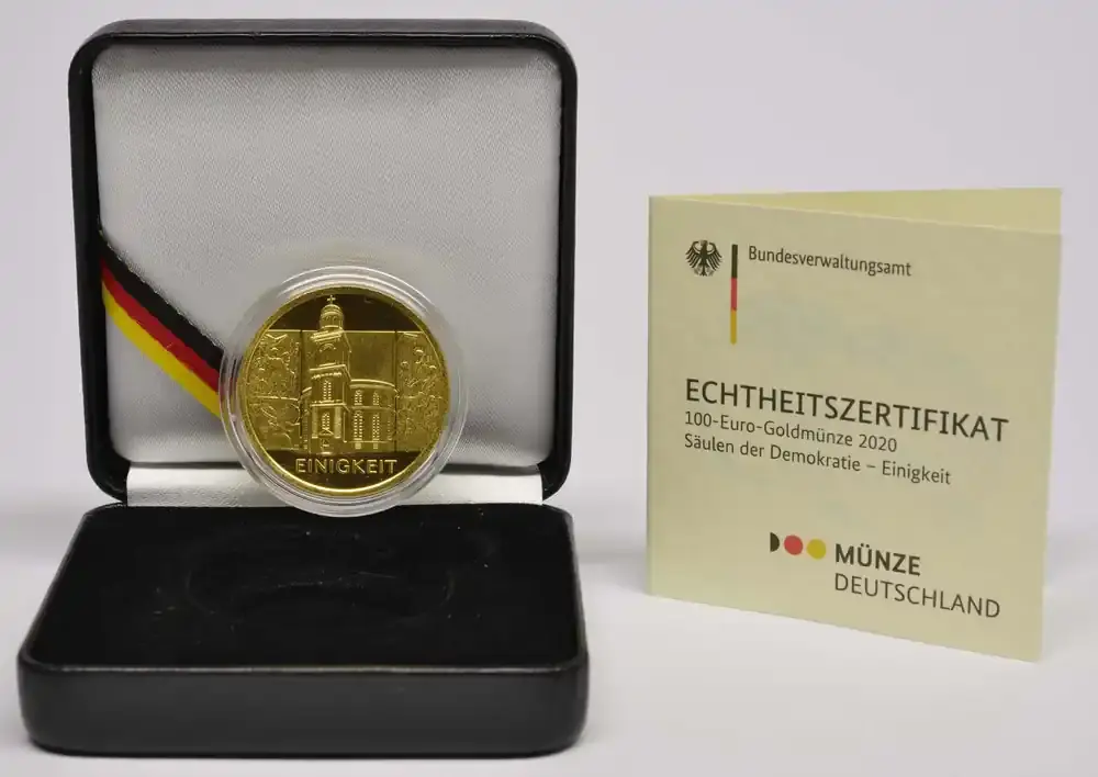 100 Euro Einigkeit 2020 Stgl. Deutschland Komplettsatz | Geprüfte Qualität