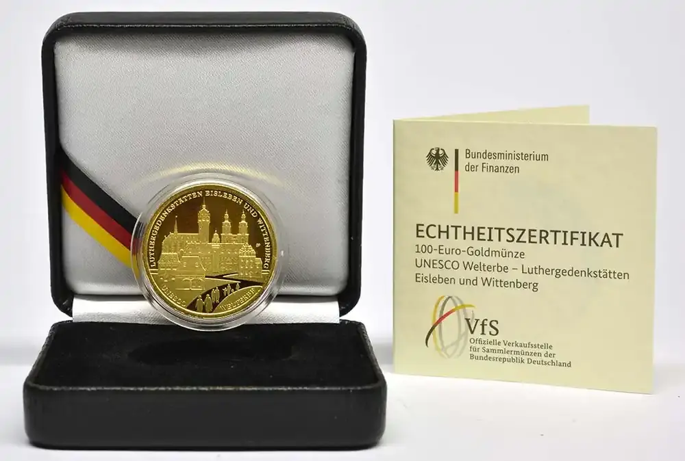 100 Euro Eisleben und Wittenberg 2017 Stgl. – Deutschland – Buchstabe D - Jetzt sichern