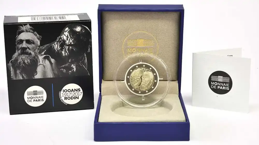 Frankreich 2 Euro Rodin 2017 PP - Top-Qualität