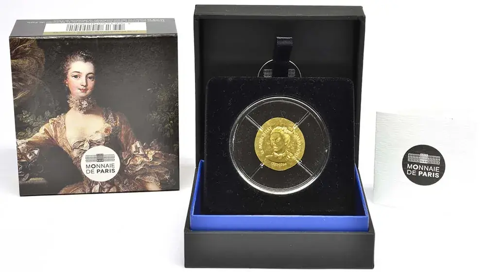 Frankreich 50 Euro Marquise de Pompadour 2017 PP Gold | Sicher bezahlen
