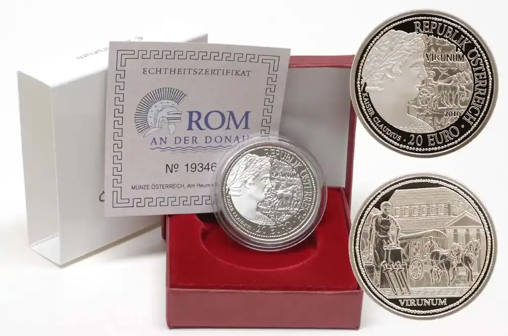 Österreich 2010 20 Euro Virunum PP - Extra-Rabatt