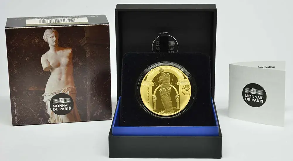 Profi-Qualität | Frankreich 200 Euro Venus von Milo 2017 PP Gold