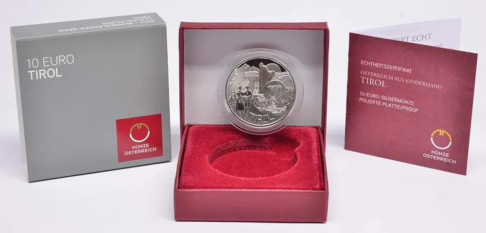 Österreich 10 Euro Tirol 2014 PP - Nur diese Woche