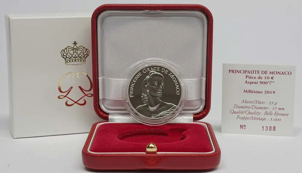 Neuzugang - 10 Euro Grace Kelly 2019 PP Monaco