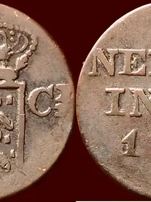 1 Cents NEDERLAND (NETHERLANDS, KINGDOM) – NEDERLANDS OOST-INDIË (DUTCH EAST INDIES) – WILLEM I, 1815-1840 – 1839 W, Soerabaia zfr+ - Ausverkauf
