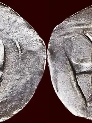 (13. Jahrhundert) GERMANY – SCHÄBISCH HALL – Händlesheller n.d. Die Gründung der königlichen Münzstätte in Schwäbisch Hall wird dem Stauferkaiser Friedrich I. Barbarossa (1122-1190) zugeschrie | Abverkauf