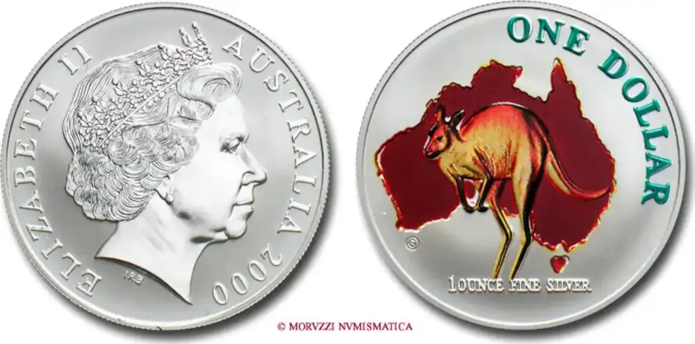 Deal - Australia / Australien SILVER DOLLAR / Silberdollar 2000 Elisabeth II. Stempelglanz