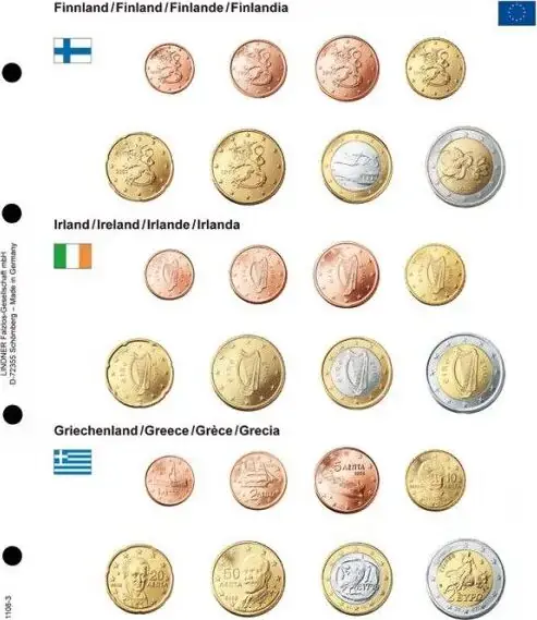 Lindner Karat Vordruckblatt 1108-3 Neu | Aktionspreis